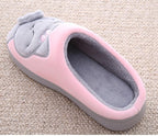 Women Winter Home Fur Slippers Cat Non-Slip Soft Warm House Indoor Bedroom Men Couples Memory Foam Floor Shoes Fluffy Slippers For Women Indoor Warm Furry Bedroom Slippers With Non Slip Outsole Stevvex