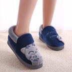 Women Winter Home Slippers Cat Shoes Non-Slip Soft Winter Warm House Slippers Indoor Bedroom Couples Shoes Womens Slippers Slip On Memory Foam House Outdoor Indoor Warm Fuzzy Plush Slippers Stevvex