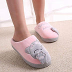 Women Winter Home Slippers Cat Shoes Non-Slip Soft Winter Warm House Slippers Indoor Bedroom Couples Shoes Womens Slippers Slip On Memory Foam House Outdoor Indoor Warm Fuzzy Plush Slippers Stevvex