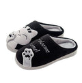 Women Winter Home Slippers Cat Shoes Soft Winter Warm House Slippers Indoor Bedroom Couples Slippers Super Soft Lightweight Bedroom Shoes Waterproof Rubber Sole Indoor Outdoor For Women Stevvex