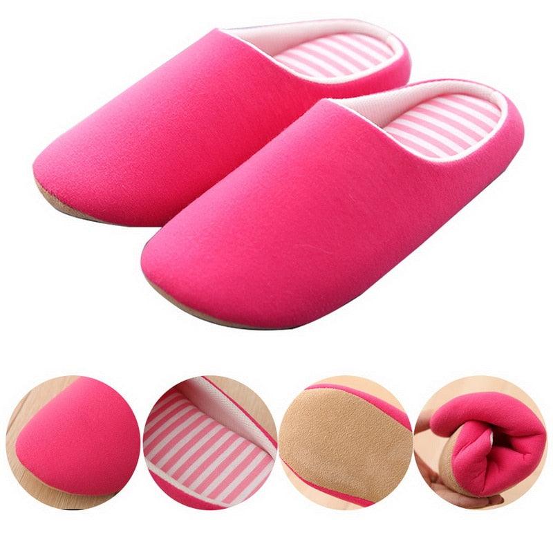Women Winter Warm Home Slippers Couple Shoes Plush Cat Animal Slip On Soft Indoor Flats Comfort Cozy Memory Foam Scuff Slippers Slip On Warm House Shoes Stevvex