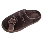 Women Winter Warm Home Slippers Couple Shoes Plush Cat Animal Slip On Soft Indoor Flats Comfort Cozy Memory Foam Scuff Slippers Slip On Warm House Shoes Stevvex