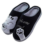 Women Winter Warm Home Slippers Couple Shoes Plush Cat Animal Slip On Soft Indoor Flats Comfort Cozy Memory Foam Scuff Slippers Slip On Warm House Shoes Stevvex