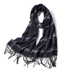 Women Winter Warm Scarf Shawl Fashion Plain  Soft Long Scarves For Women Casual Wear Travel Friendly Scarfs  Warm Winter Scarf Double Sided Thick Shawl Women Students Scarf Stevvex
