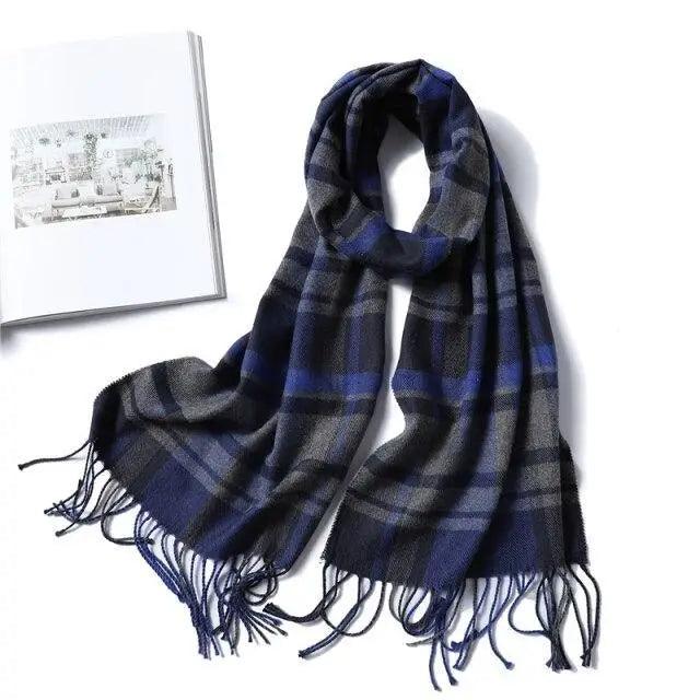 Women Winter Warm Scarf Shawl Fashion Plain  Soft Long Scarves For Women Casual Wear Travel Friendly Scarfs  Warm Winter Scarf Double Sided Thick Shawl Women Students Scarf Stevvex