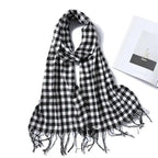 Women Winter Warm Scarf Shawl Fashion Plain  Soft Long Scarves For Women Casual Wear Travel Friendly Scarfs  Warm Winter Scarf Double Sided Thick Shawl Women Students Scarf Stevvex