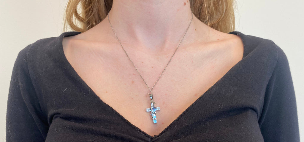 CZ Handwriting Necklace KingdomWear