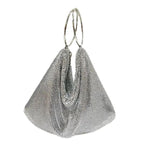 MAC025 Women's Aluminum Sequin Evening Clutch Hand Bag Purse Mariam's Collection