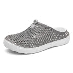 Womens Casual Clogs Breathable Beach Sandals Slippers Summer Slip On Women Flip Flops Home Shoes Breathable Water Shoes Beach Sandals Lightweight Slip-On Clogs Stevvex
