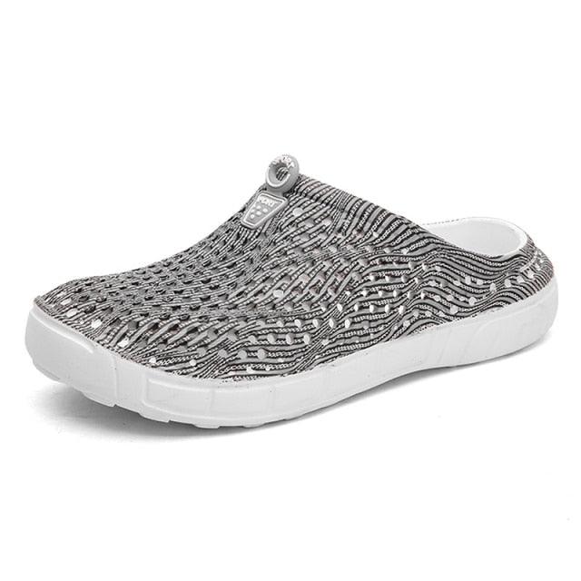 Womens Casual Clogs Breathable Beach Sandals Slippers Summer Slip On Women Flip Flops Home Shoes Breathable Water Shoes Beach Sandals Lightweight Slip-On Clogs Stevvex
