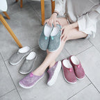 Womens Casual Clogs Breathable Beach Sandals Slippers Summer Slip On Women Flip Flops Home Shoes Breathable Water Shoes Beach Sandals Lightweight Slip-On Clogs Stevvex