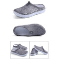 Womens Casual Clogs Breathable Beach Sandals Slippers Summer Slip On Women Flip Flops Home Shoes Breathable Water Shoes Beach Sandals Lightweight Slip-On Clogs Stevvex