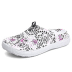 Womens Casual Clogs Breathable Beach Sandals Valentine Slippers Summer Slip On Women Flip Flops Shoes Sandals Quick Drying Slippers Walking Lightweight Rain Beach Summer Pool Water Shoes Stevvex