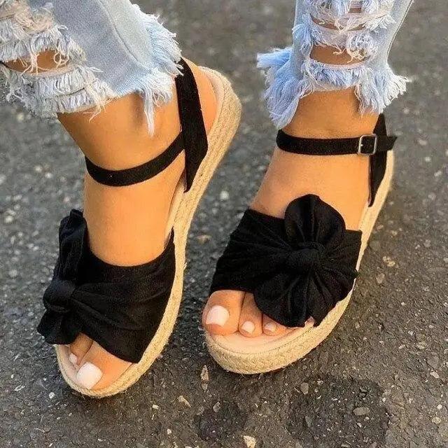 Womens Casual Stylish Sandals Summer Flats Elegant Comfort Buckle Strap Fashion Design Stevvex