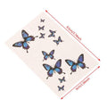 Womens Fashion 3D Butterfly Waterproof Temporary Sticker Tattoo Leg Arm Modern Blue Design For Womens Stevvex