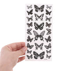Womens Fashion 3D Butterfly Waterproof Temporary Sticker Tattoo Leg Arm Modern Blue Design For Womens Stevvex