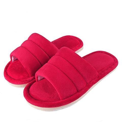 Womens Fur Slippers Winter Shoes Home Slippers Plush Women Indoor Warm Fluffy Cotton Shoes Women's Fuzzy House Memory Foam Slippers Furry Faux Fur Lined Bedroom Shoes Stevvex