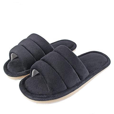 Womens Fur Slippers Winter Shoes Home Slippers Plush Women Indoor Warm Fluffy Cotton Shoes Women's Fuzzy House Memory Foam Slippers Furry Faux Fur Lined Bedroom Shoes Stevvex