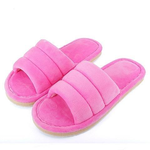 Womens Fur Slippers Winter Shoes Home Slippers Plush Women Indoor Warm Fluffy Cotton Shoes Women's Fuzzy House Memory Foam Slippers Furry Faux Fur Lined Bedroom Shoes Stevvex