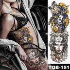Womens Large Tattoo Eye Lion Waterproof Temporary Sticker Realistic Big Luxury Tattoo Modern Design