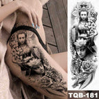 Womens Large Tattoo Eye Lion Waterproof Temporary Sticker Realistic Big Luxury Tattoo Modern Design