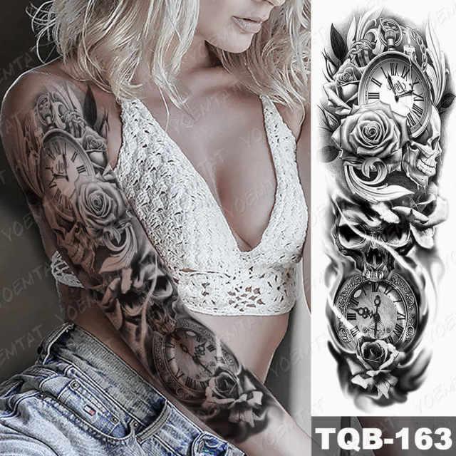 Womens Large Waterproof Temporary Sticker Tattoo Tiger Fox Luxury Design From Wonderland Stevvex