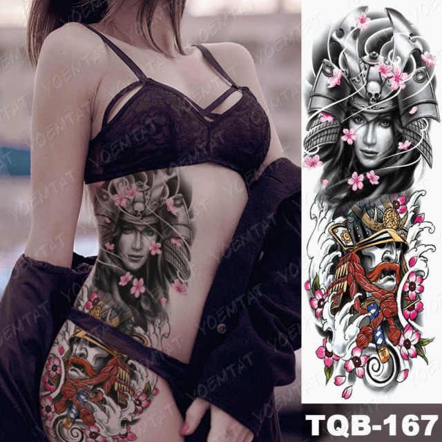 Womens Large Waterproof Temporary Sticker Tattoo Tiger Fox Luxury Design From Wonderland Stevvex