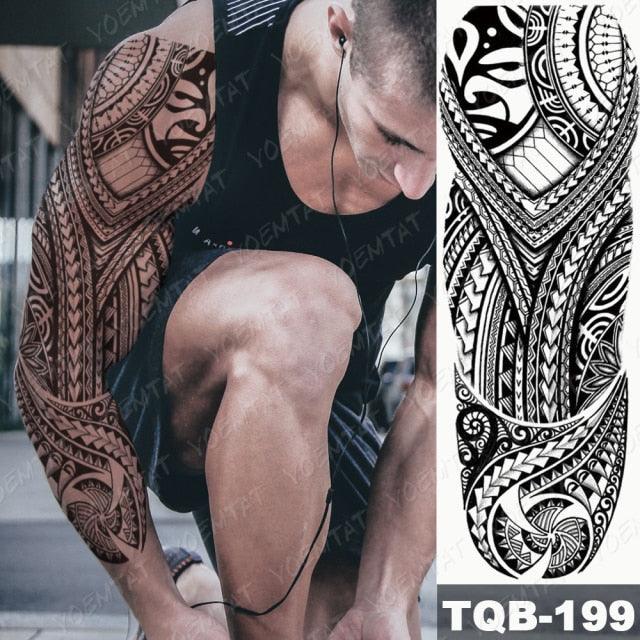 Womens Large Waterproof Temporary Sticker Tattoo Tiger Fox Luxury Design From Wonderland Stevvex