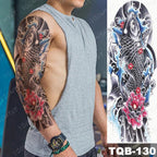 Womens Large Waterproof Temporary Sticker Tattoo Tiger Fox Luxury Design From Wonderland Stevvex