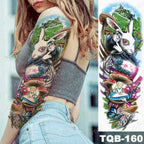 Womens Large Waterproof Temporary Sticker Tattoo Tiger Fox Luxury Design From Wonderland Stevvex