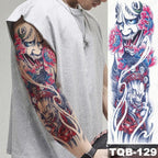Womens Large Waterproof Temporary Sticker Tattoo Tiger Fox Luxury Design From Wonderland Stevvex