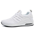 Womens Light Weight Running Sneakers Air Sole Breathable High Quality Sport Women Mesh Running Casual Slip On Flats Comfortable Walking Air Cushion Sneakers Stevvex