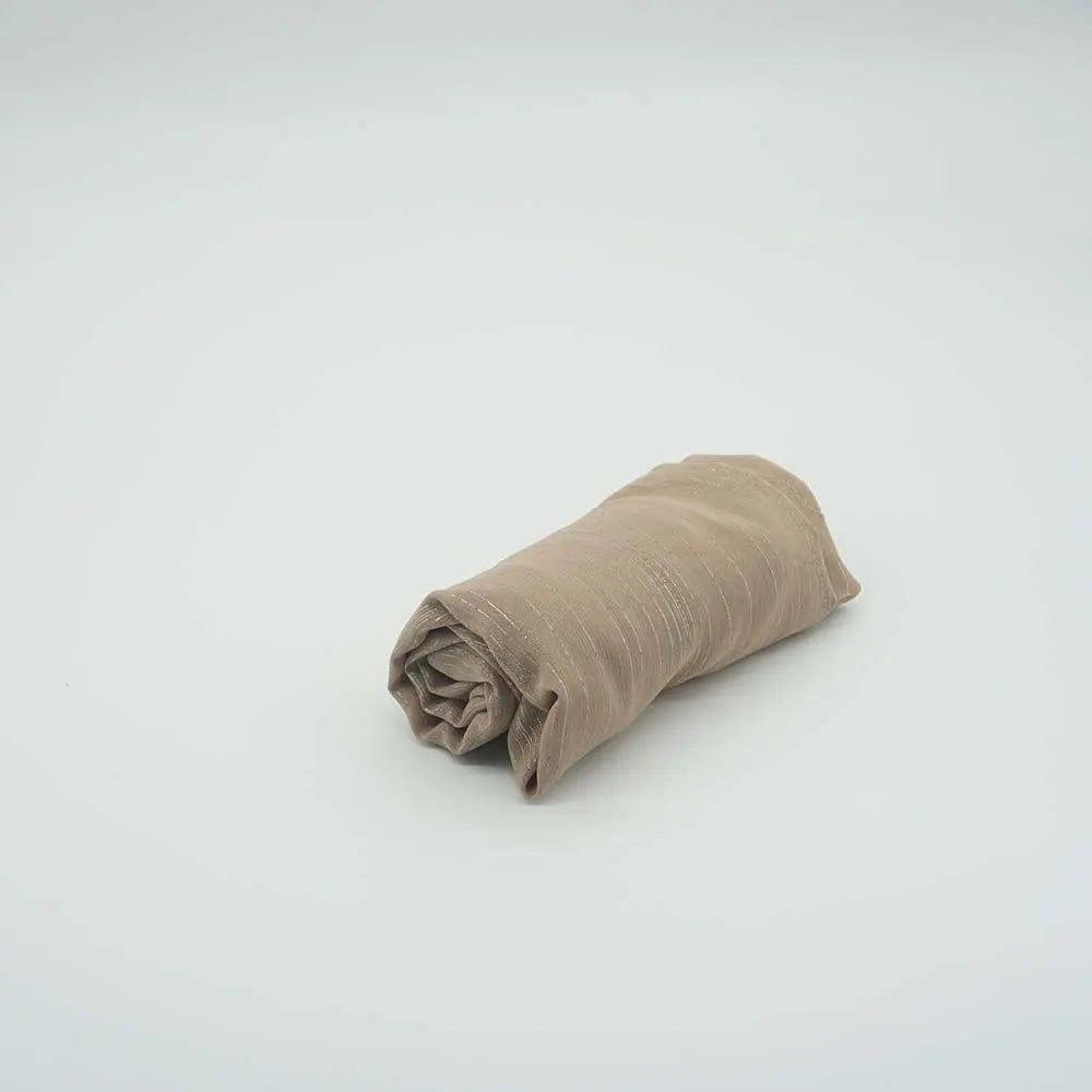 Women's hijab in Solid Color with Silver Silk Bronzing (MH022) Mariam's Collection