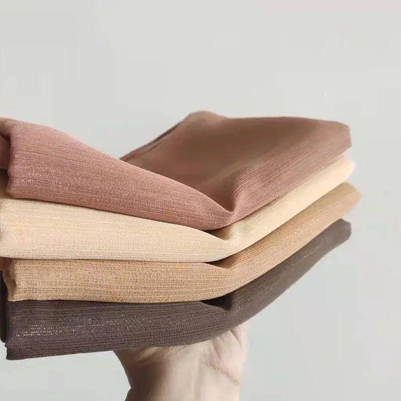 Women's hijab in Solid Color with Silver Silk Bronzing (MH022) Mariam's Collection