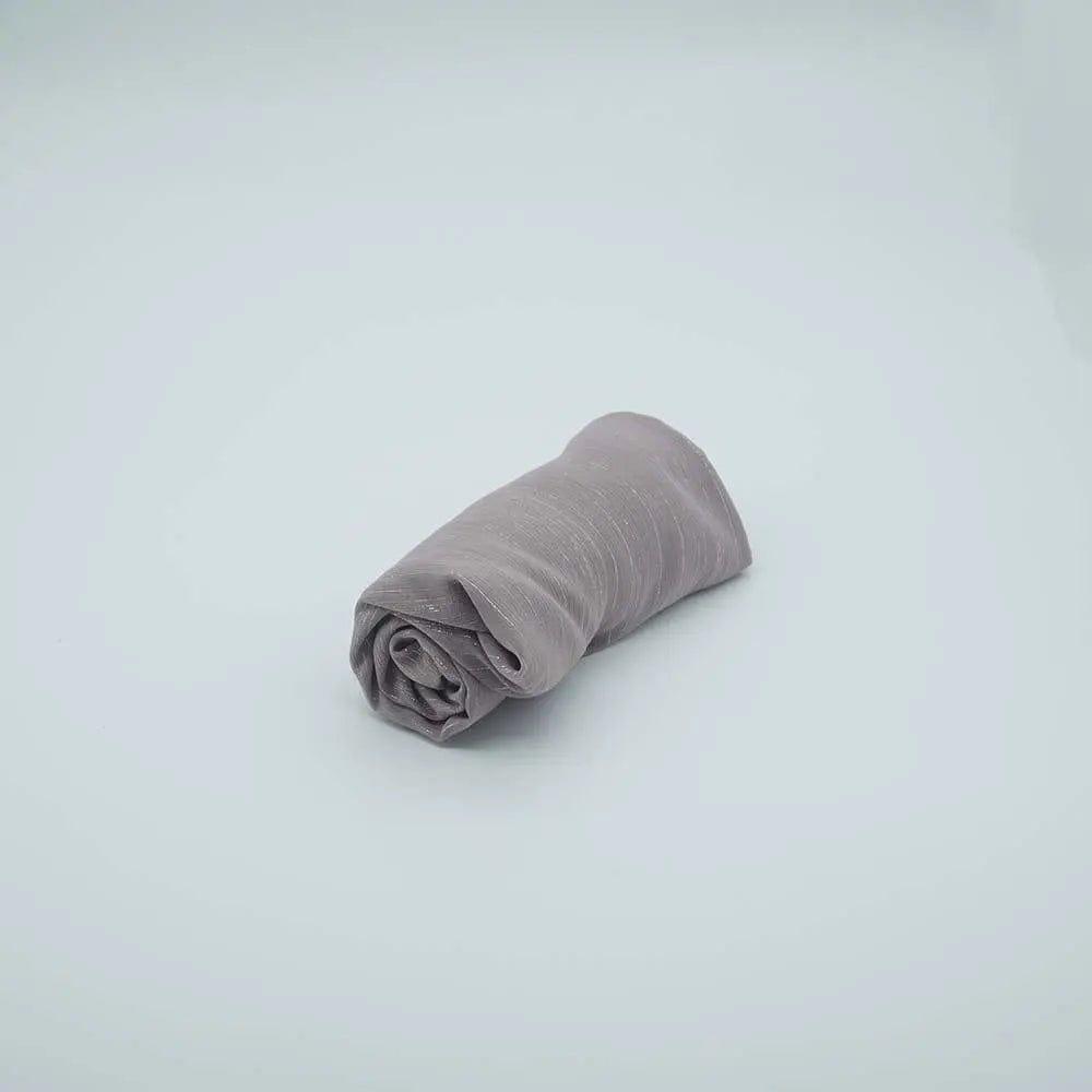 Women's hijab in Solid Color with Silver Silk Bronzing (MH022) Mariam's Collection
