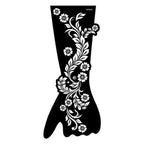 Womens Rose Tattoo Temporary Waterproof Body Tattoos Luxury Flower Design Modern Sticker