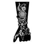 Womens Rose Tattoo Temporary Waterproof Body Tattoos Luxury Flower Design Modern Sticker