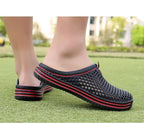 Womens Sandals Summer Fashion Hollow Out Breathable Beach Slippers Flip Flops EVA Massage Slippers Sandals Garden Clogs Shoes Women's Breathable Sandals Water Slippers Stevvex