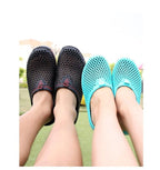 Womens Sandals Summer Fashion Hollow Out Breathable Beach Slippers Flip Flops EVA Massage Slippers Sandals Garden Clogs Shoes Women's Breathable Sandals Water Slippers Stevvex