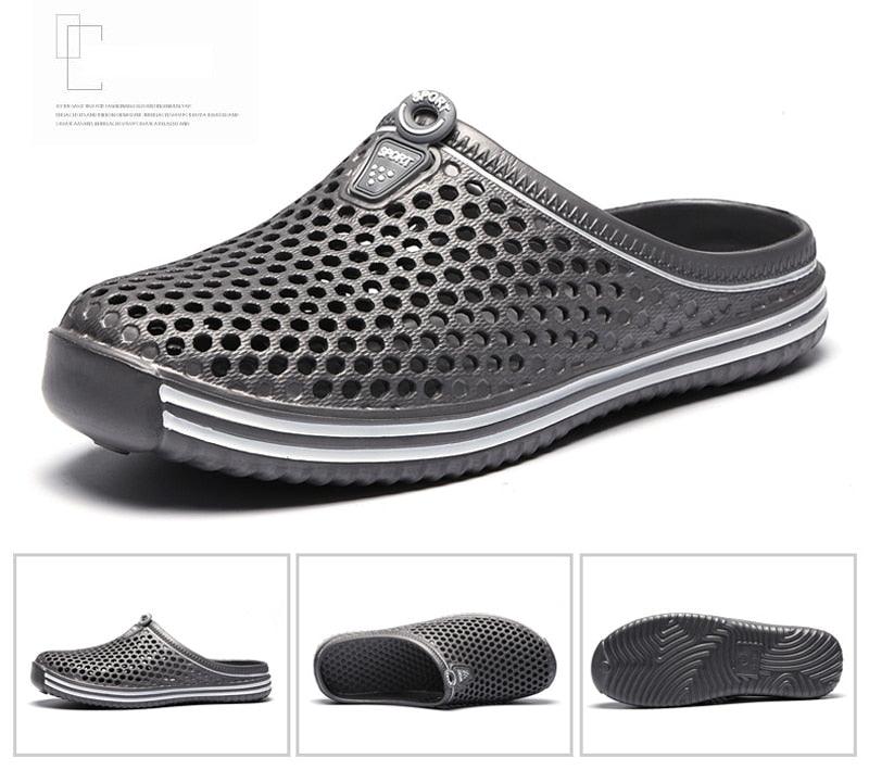 Womens Sandals Summer Fashion Hollow Out Breathable Beach Slippers Flip Flops EVA Massage Slippers Sandals Garden Clogs Shoes Women's Breathable Sandals Water Slippers Stevvex
