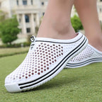 Womens Sandals Summer Fashion Hollow Out Breathable Beach Slippers Flip Flops EVA Massage Slippers Sandals Garden Clogs Shoes Women's Breathable Sandals Water Slippers Stevvex