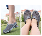Womens Sandals Summer Fashion Hollow Out Breathable Beach Slippers Flip Flops EVA Massage Slippers Sandals Garden Clogs Shoes Women's Breathable Sandals Water Slippers Stevvex