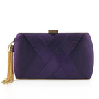 MAC032 Women's Silk Evening Bag with Elegant Tassel Pendant Mariam's Collection