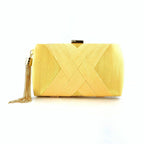 MAC032 Women's Silk Evening Bag with Elegant Tassel Pendant Mariam's Collection