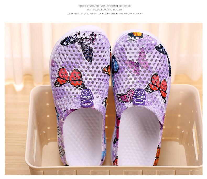 Womens Slip-On Quick Dry Water Clogs Shoes Beach Sandals Lightweight Breathable Bathroom Garden Clogs Shoes Summer Breathable Mesh Sandals Beach Footwear Anti-Slip Slippers Quick Drying Sandals Stevvex
