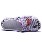 Womens Slip-On Quick Dry Water Clogs Shoes Beach Sandals Lightweight Breathable Bathroom Garden Clogs Shoes Summer Breathable Mesh Sandals Beach Footwear Anti-Slip Slippers Quick Drying Sandals Stevvex