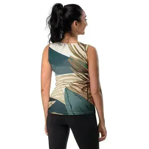 Womens Stretch Fit Tank Top - Boho Style Print 3 - SJB-DIAMOND ELITES