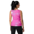 Womens Stretch Fit Tank Top - Pink Floral - SJB-DIAMOND ELITES