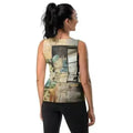 Women's Stretch Fit Tank Top - Rustic Botanical Plants - SJB-DIAMOND ELITES