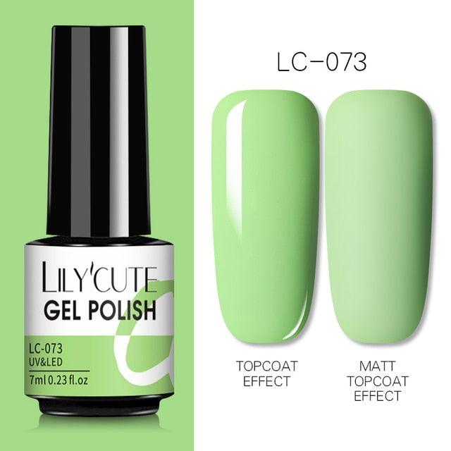 Womens UV Gel Nail Polish Set 7ml Fashion Varnish Colorful Art Manicure Luxury Nail Design For Women Stevvex